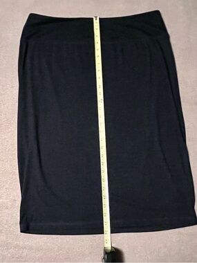 Athleta womens XL black high rise jersey pencil skirt